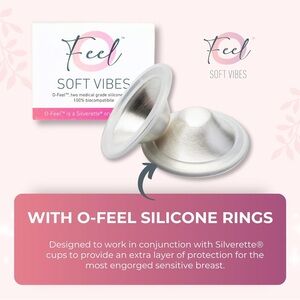 Silverettes Xl size WITH silicone ring